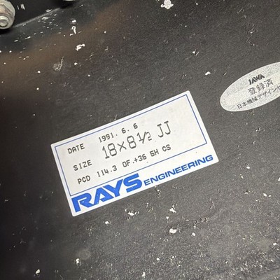 JDM Rare RAYSVRGroup C188.5J+36/9.5J+46114.3/5 holesMark II Chaser Soa No Tires - Image 10