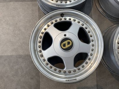 JDM Rare OZ RACING 3-piece deep rim 16x7.5J 4-hole +40 4-book set No Tires - Image 3