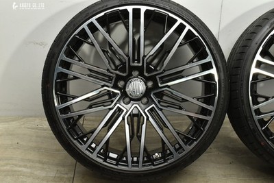 JDM WALD GENUINE LINE BM001 22in 9J +33 PCD114.3 Falken 245/30R22 Crow No Tires - Image 5