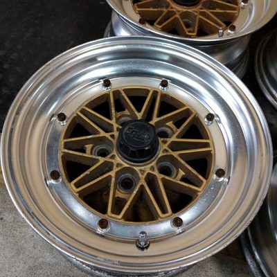 JDM Old Car Deep Rim WORK Equip 146.5J PCD114.3/5H Offset not clear 4- No Tires - Image 3