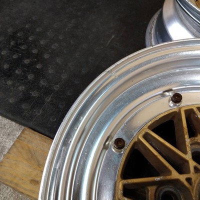JDM Old Car Deep Rim WORK Equip 146.5J PCD114.3/5H Offset not clear 4- No Tires - Image 4