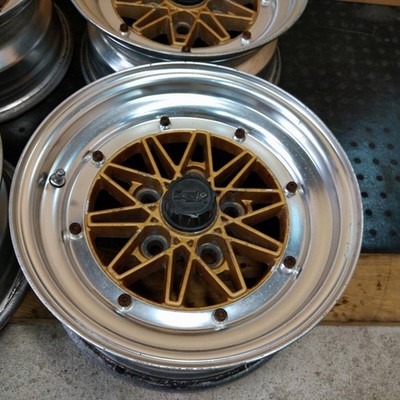 JDM Old Car Deep Rim WORK Equip 146.5J PCD114.3/5H Offset not clear 4- No Tires - Image 5