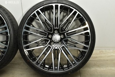 JDM WALD GENUINE LINE BM001 22in 9J +33 PCD114.3 Falken 245/30R22 Crow No Tires - Image 6