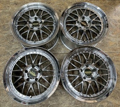 JDM RareAmerican Racing 189.5J +53 PCD120.65 5-hole 5H Chrome Deep Rim No Tires