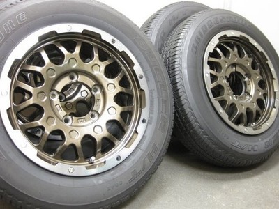 JDM USED ​​LehrMaistoer LMG MS-9W 16 & BS DUELER H/T 684Ⅱ 175/80R16 4- No Tires