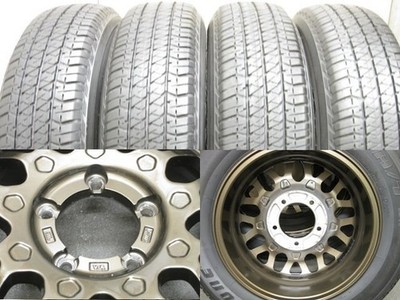 JDM USED LehrMaistoer LMG MS-9W 16 & BS DUELER H/T 684Ⅱ 175/80R16 4- No Tires - Image 6