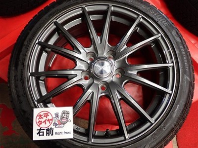 JDM 4-Wheel Set Bridgestone Bridgestone Zack VRX3 205/45R17 7-Spoke Alum (No Tires) - 画像 (6)