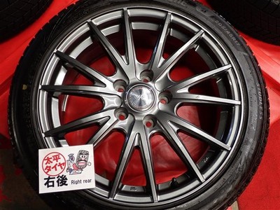 JDM 4-Wheel Set Bridgestone Bridgestone Zack VRX3 205/45R17 7-Spoke Alum (No Tires) - 画像 (8)