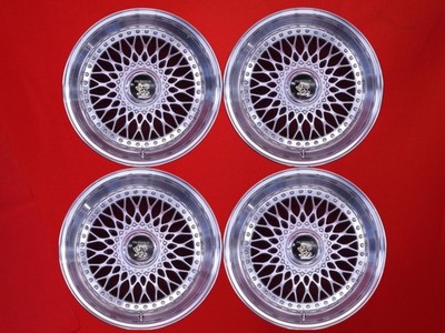 JDM Out of print rare WEDS Professor aluminum wheels used 4-Wheel Set 8/9J 1 (No Tires)