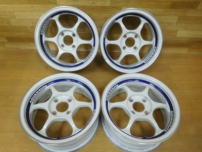 JDM 16-606Rare Size ADVAN RG14in6J+34 PCD100-4H Roadster EG Civic MR-S (No Tires)
