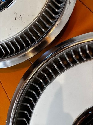 JDM Nissan Laurel C230 Genuine Wheel Caps Set of 2 No Tires - Image 5