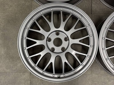 JDM Excellent Condition Mesh type 18in 8J +45 PCD114.3 4-Wheel Set Lexus GS (No Tires) - 画像 (3)