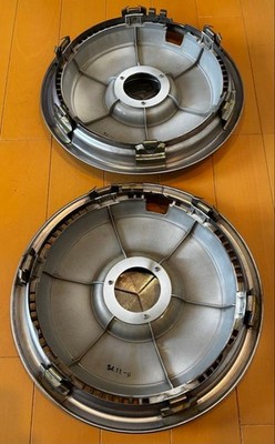 JDM Nissan Laurel C230 Genuine Wheel Caps Set of 2 No Tires - Image 6
