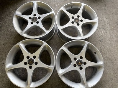 JDM TOM'S 16x7J 5H100 PCD+35 4-Wheel Set Original item scratches and stains (No Tires)