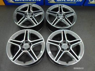 JDM W205 C43 AMG 5-twin-spoke 7.5J-18+33 5-112 wheels 4-book. Equipped No Tires