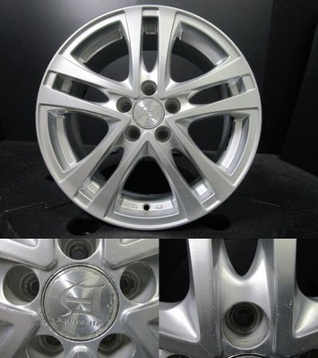 JDM Aphrodite WX 6.5J-16+48 100 silver Yokohama Ice Guard iG70 195/65R No Tires - Image 3
