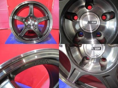 JDM Limited to 1 unit. Custom inch-up used wheel 4-book set: SSR GTX-0 No Tires - Image 2