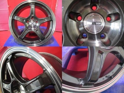 JDM Limited to 1 unit. Custom inch-up used wheel 4-book set: SSR GTX-0 No Tires - Image 3