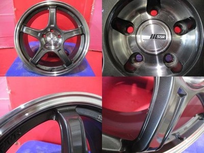 JDM Limited to 1 unit. Custom inch-up used wheel 4-book set: SSR GTX-0 No Tires - Image 4