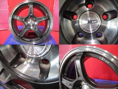 JDM Limited to 1 unit. Custom inch-up used wheel 4-book set: SSR GTX-0 No Tires - Image 5