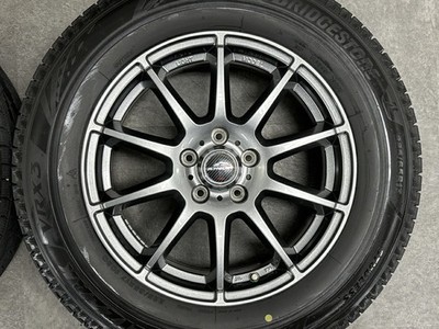 JDM Used Schneider wheel set 4-piece set 17x7.0J +48 PCD 114.3 225 (No Tires) - 画像 (5)