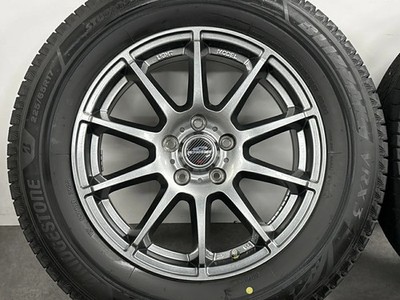 JDM Used Schneider wheel set 4-piece set 17x7.0J +48 PCD 114.3 225 (No Tires) - 画像 (6)