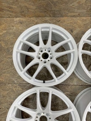JDM RareWORK emotion CR kiwami 189.5J +20 PCD114.3 5-hole 5H Fits Silv No Tires - Image 3