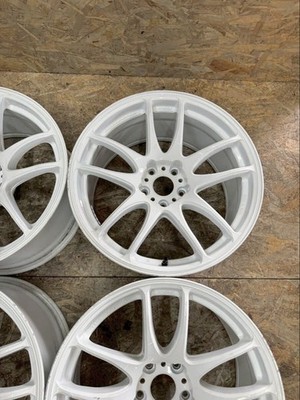 JDM RareWORK emotion CR kiwami 189.5J +20 PCD114.3 5-hole 5H Fits Silv No Tires - Image 4