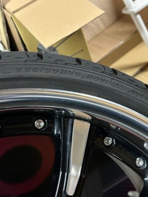 JDM 225/30R20 MONERVA Tire and Wheel Set No Tires