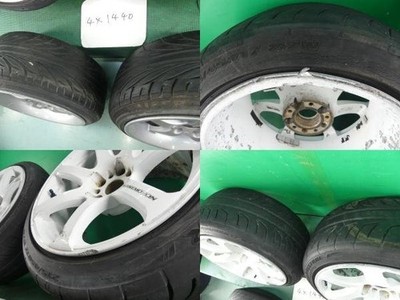 JDM Skyline HCR32 Aftermarket Aluminum Wheels 2-Wheel Set 17x9JJ ZEIT 2-Wheel Set (No Tires) - 画像 (5)