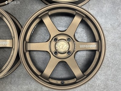 JDM RAYS Volk Racing TE37 SONIC 16in 7J +35 PCD100 4-Wheel Set for Maz No Tires - Image 4