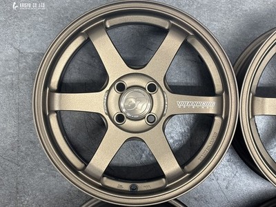 JDM RAYS Volk Racing TE37 SONIC 16in 7J +35 PCD100 4-Wheel Set for Maz No Tires - Image 5
