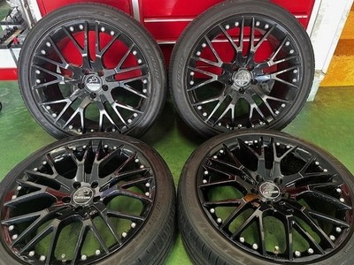 JDM Carlsson 1/10X Black Edition 19x8.5J PCD112 5H Wheel 4-Wheel Set (No Tires)