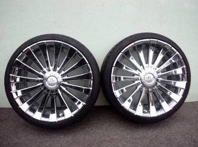 JDM CRIMSON MYRTLE DEVIAS CHROME 8.5J +45 5H 114.3 120 245/30R20 Athle (No Tires) - 画像 (2)
