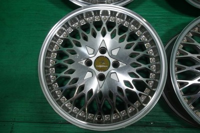 JDM N1561 FLEDERMAUS Radar Mouse 17x5.5J +45 PCD100 Hub Diameter 73mm (No Tires) - 画像 (4)