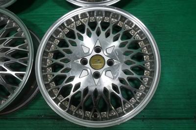 JDM N1561 FLEDERMAUS Radar Mouse 17x5.5J +45 PCD100 Hub Diameter 73mm (No Tires) - 画像 (5)