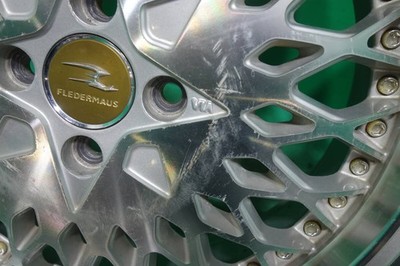 JDM N1561 FLEDERMAUS Radar Mouse 17x5.5J +45 PCD100 Hub Diameter 73mm (No Tires) - 画像 (6)