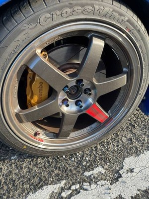 JDM RAYS TE37SL PCD100 9.5J 18-inch No Tires