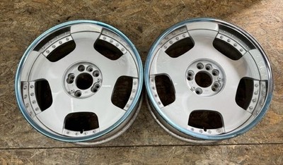 JDM Rare Deep Rim Dish 18x9.5J +24 PCD114.3 5-hole 5H Fits Silvia Skyli (No Tires)