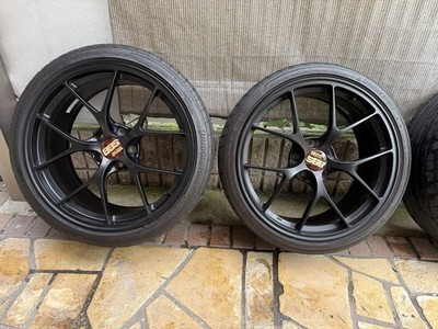 JDM BBS RI-D 8.5J/9.5J 19-inch 114.3 matte black with Potenza tires<br No Tires - Image 2