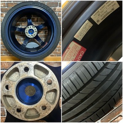 JDM ADVAN GT BEYOND 199J +35 5H 114.3 Mag Blue GT-R WRX STI Lancer Evo No Tires - Image 7