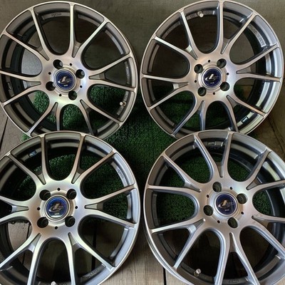 JDM WEDS LEONIS wheels for Aqua Yaris Swift Note. 1616 x 6J +45 PCD100 No Tires