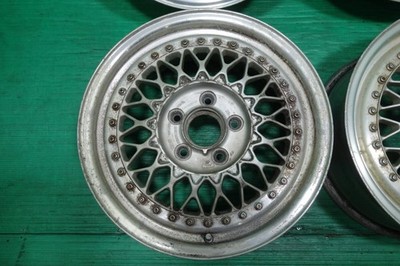 JDM N1562 BBS RS137 16x7J +45 PCD114.3 Hub diameter 60mm 5H 4-piece se No Tires - Image 4