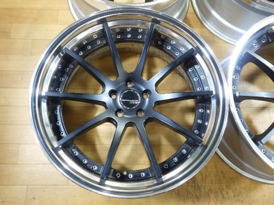JDM Deep Rim SSR Executor CV01 Step Rim 3-Piece Japanese-made Aluminum (No Tires) - 画像 (3)