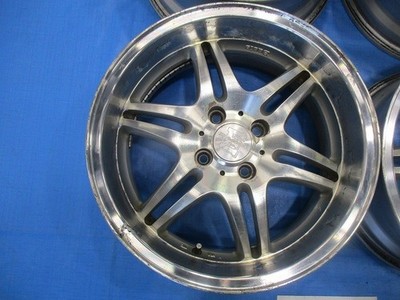 JDM MANARAY 16x7JJ +35 4-hole PCD100 wheels 4-book size used on an NB No Tires - Image 2