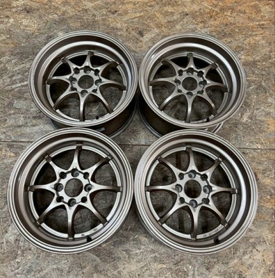 JDM RareHLK 03 15x8J +28 PCD100 4-hole 4H Deep Rim Fits Civic Roadster (No Tires)