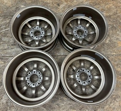 JDM RareHLK 03 15x8J +28 PCD100 4-hole 4H Deep Rim Fits Civic Roadster (No Tires) - 画像 (6)