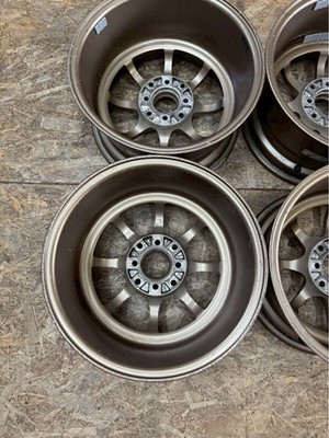 JDM RareHLK 03 15x8J +28 PCD100 4-hole 4H Deep Rim Fits Civic Roadster (No Tires) - 画像 (7)