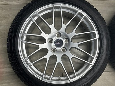 JDM Used WEDS wheel set 4-piece set 20x8.5J +25 PCD 120 245/45R20 (No Tires) - 画像 (3)
