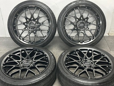 JDM Used RAYS 4-Wheel Set 21x8.5J +40 PCD 120 245/40R21 100Y tires (No Tires) - 画像 (2)